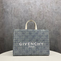 gv MeGLAMIum G Tote Shopping Bag Denim Blue For Women, Handbags, Shoulder Bags 7.5in/19cm GVC GLAMI50N2B1GC-457
