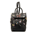 Louis Vuitton Flower Print Lockmy Backpack M54848 Noir Black Leather  Louis Vuitton