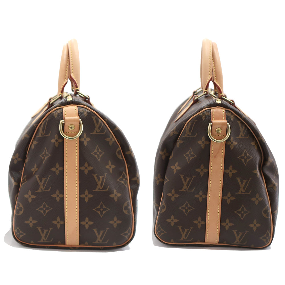 Louis Vuitton Speedy Bandouliere 30 M41112 Monogram Boston Bag Handbag Brown G   Women Preservation Bag