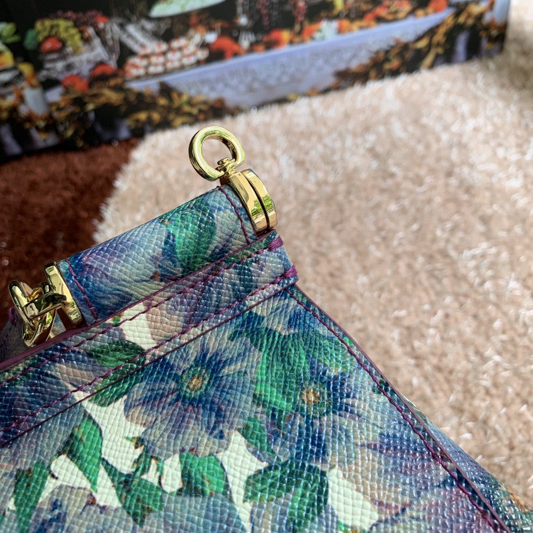 GLAMI MeGLAMIum Sicily Handbag Unique Print Motifs Muticolour For Women 10.2in/26cm GLAMI