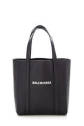 Balenciaga Black Leather top Handle Handbag