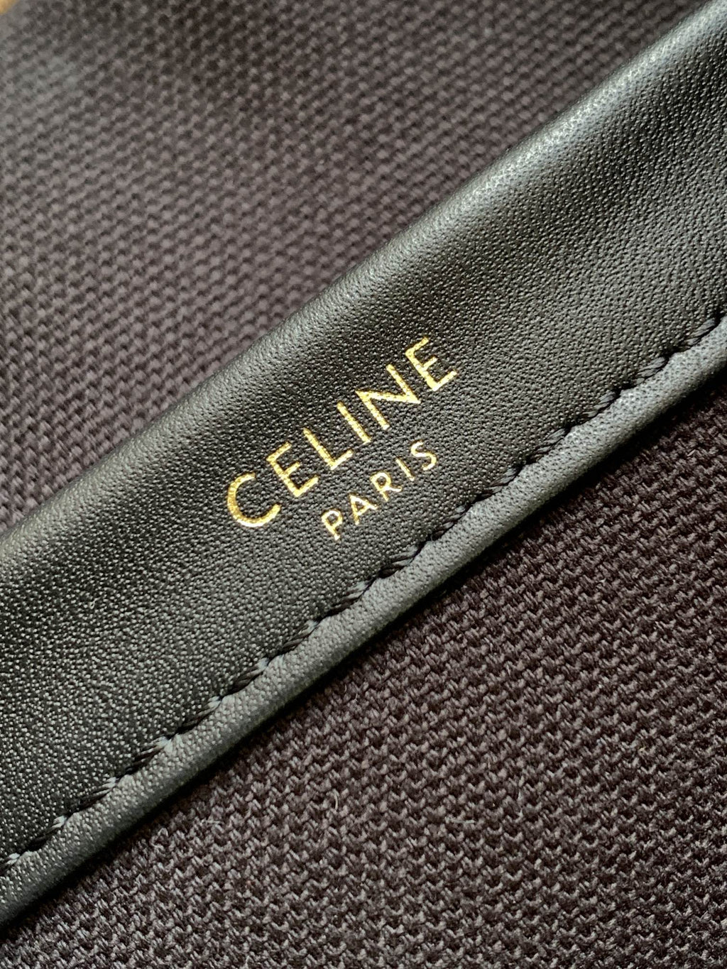 GLAMI Small Cabas Thais In Textile With Triomphe Beige/Black For Women 11in/29cm 199162EGH.02BL