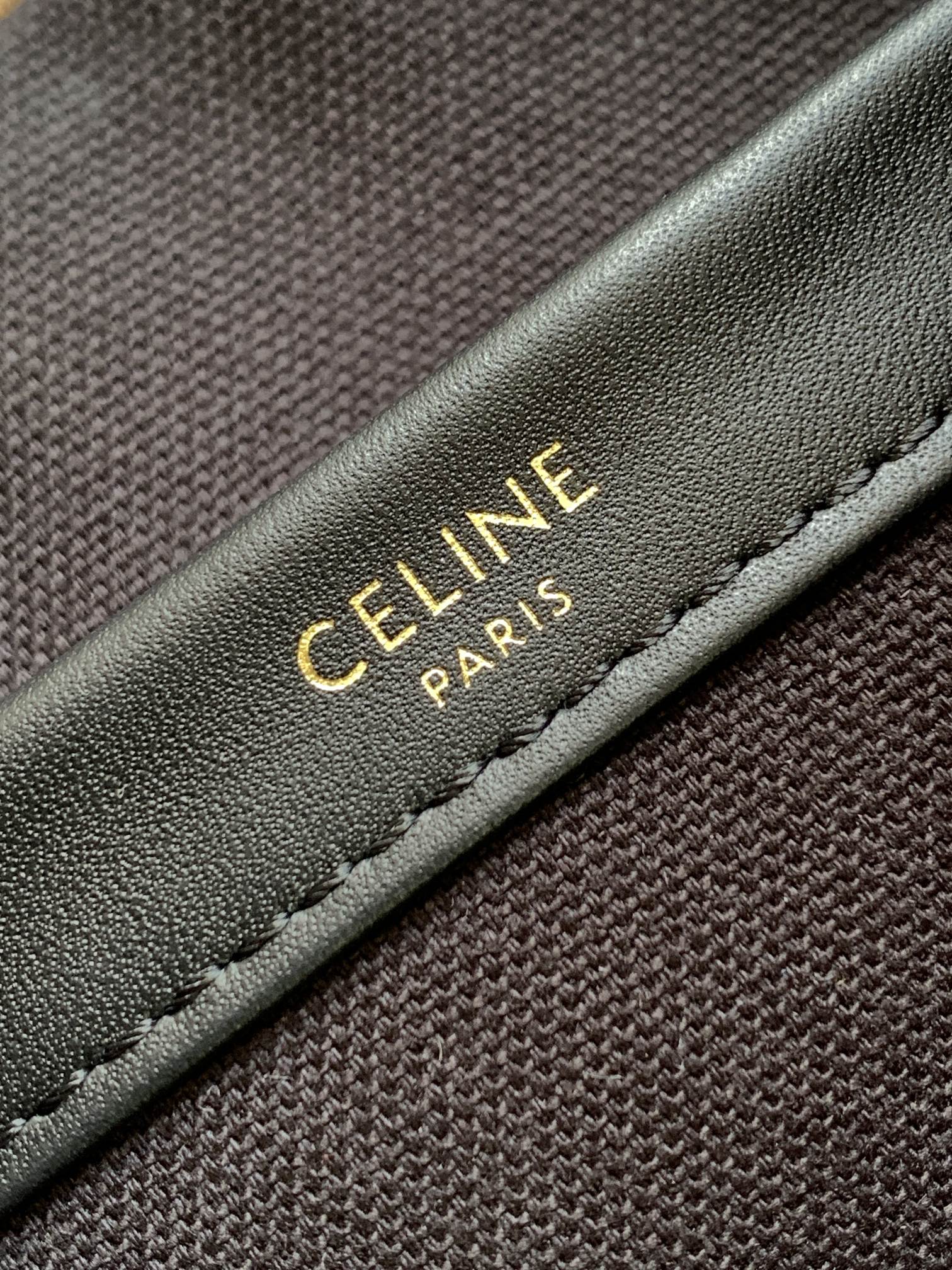 GLAMI Small Cabas Thais In Textile With Triomphe Beige/Black For Women 11in/29cm 199162EGH.02BL