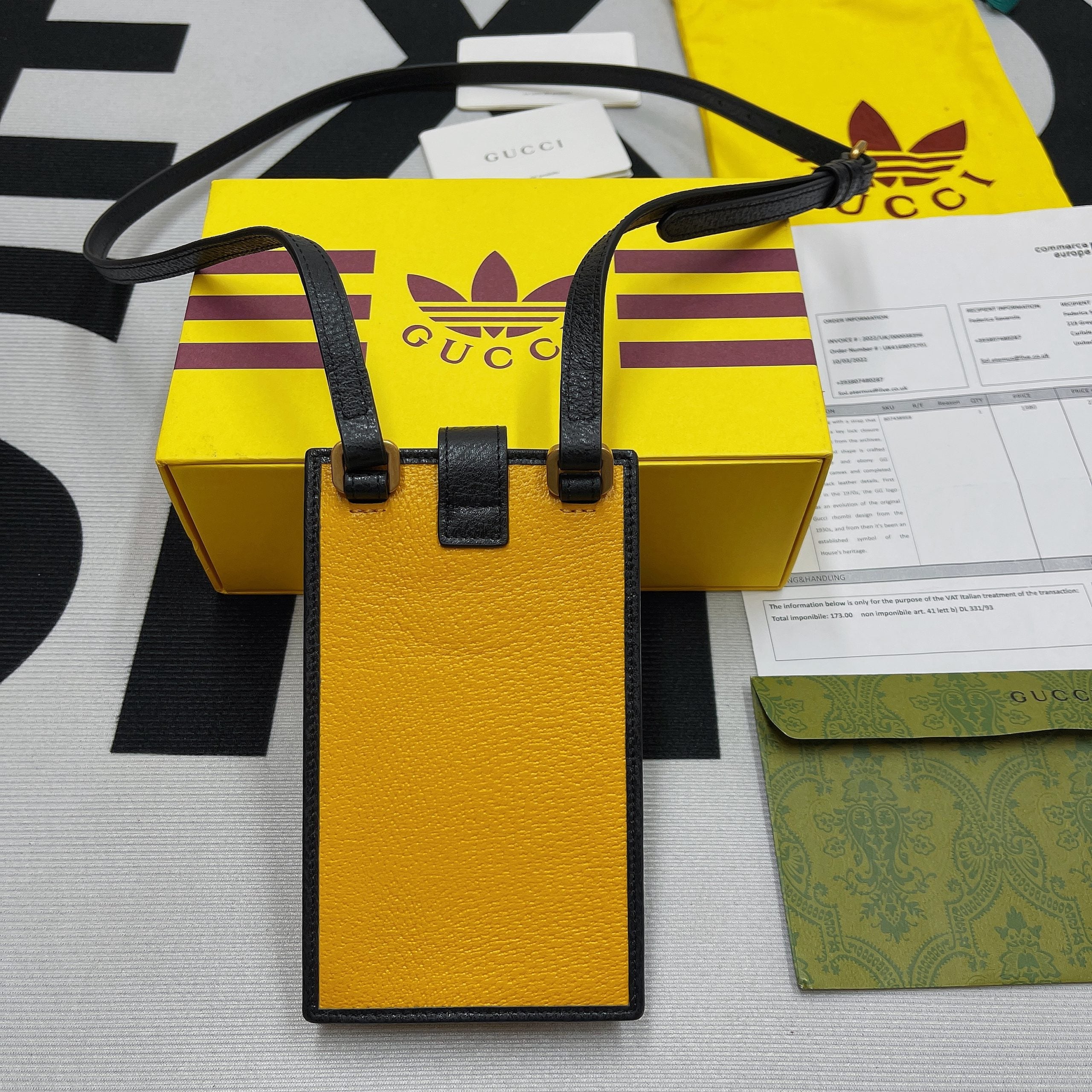 Glami x AGLAMIdas Phone Case Yellow For Women, Women’s Bags 7.3in/18cm GlamiÃ¢â‚¬Å½