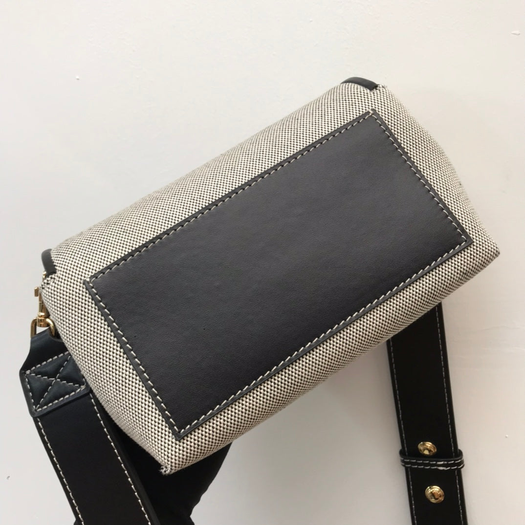 GLAMI Horseferry Print Cotton Canvas Small Crossbody Bag For Women, Bags 7.1in/18cm