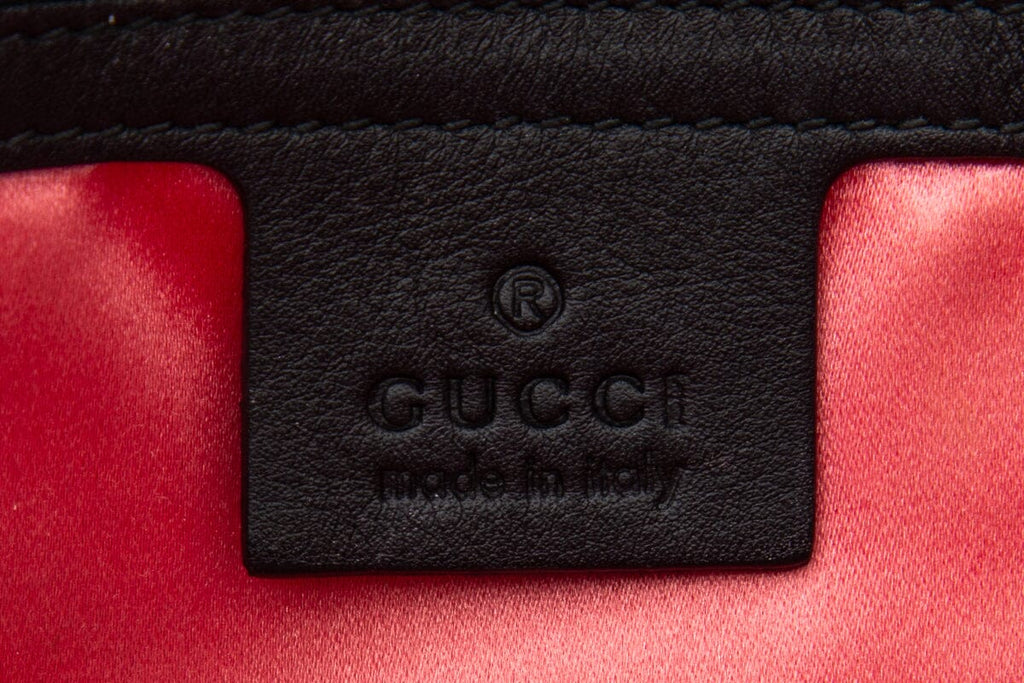 Gucci Black Velvet Marmont Handbag