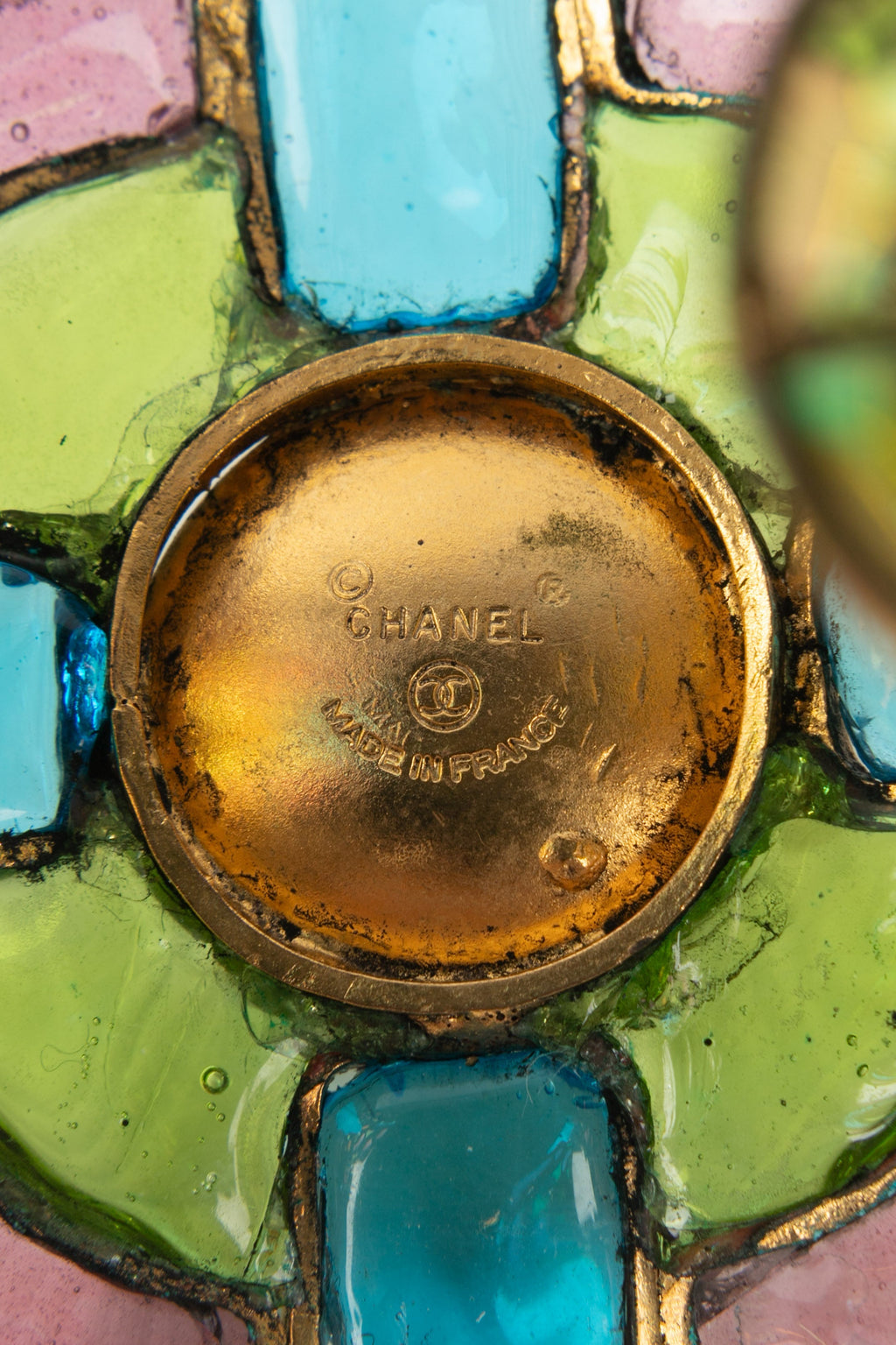 Bracelet en pÃƒÆ’Ã‚Â¢te de verre Chanel
