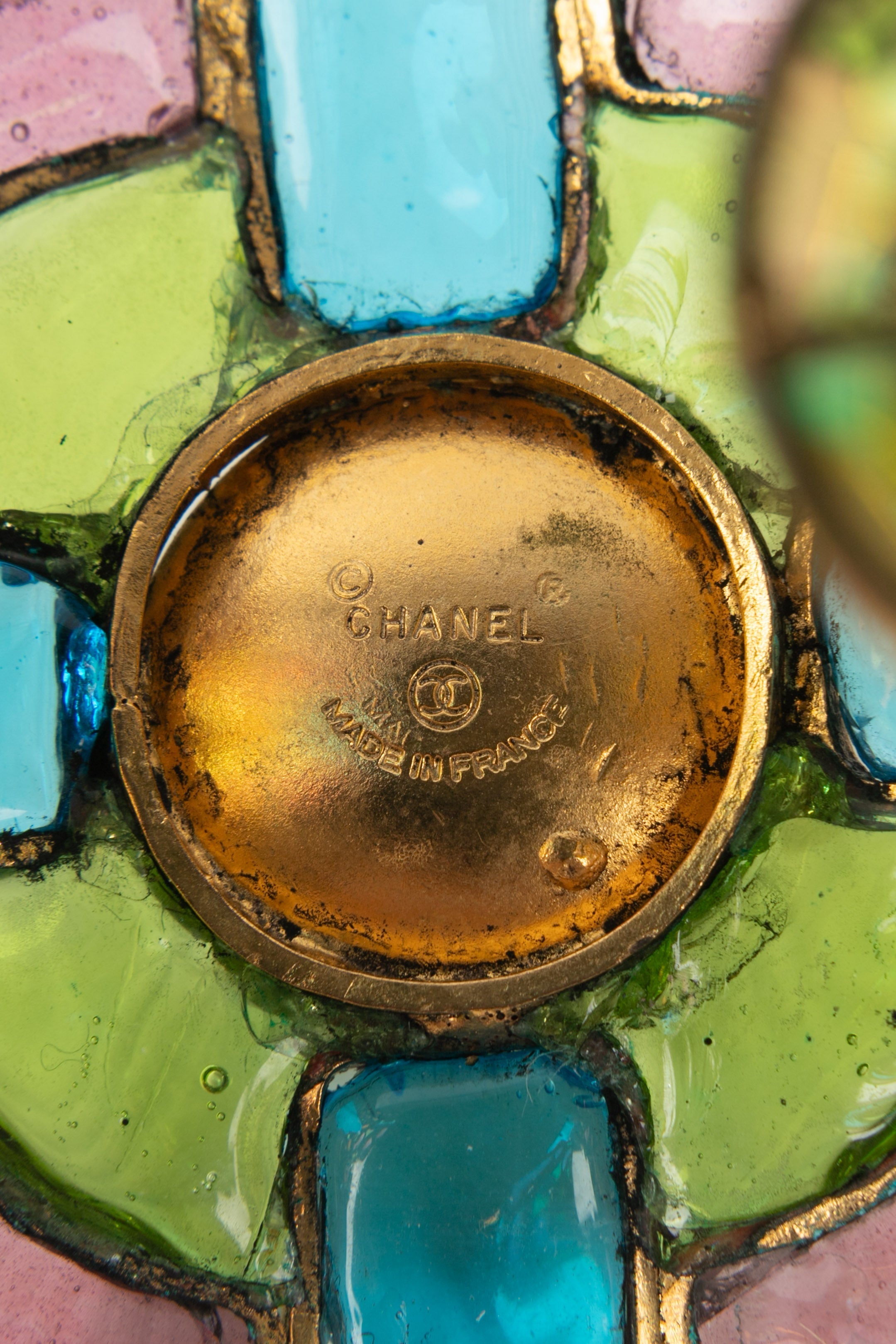 Bracelet en pÃƒÆ’Ã‚Â¢te de verre Chanel