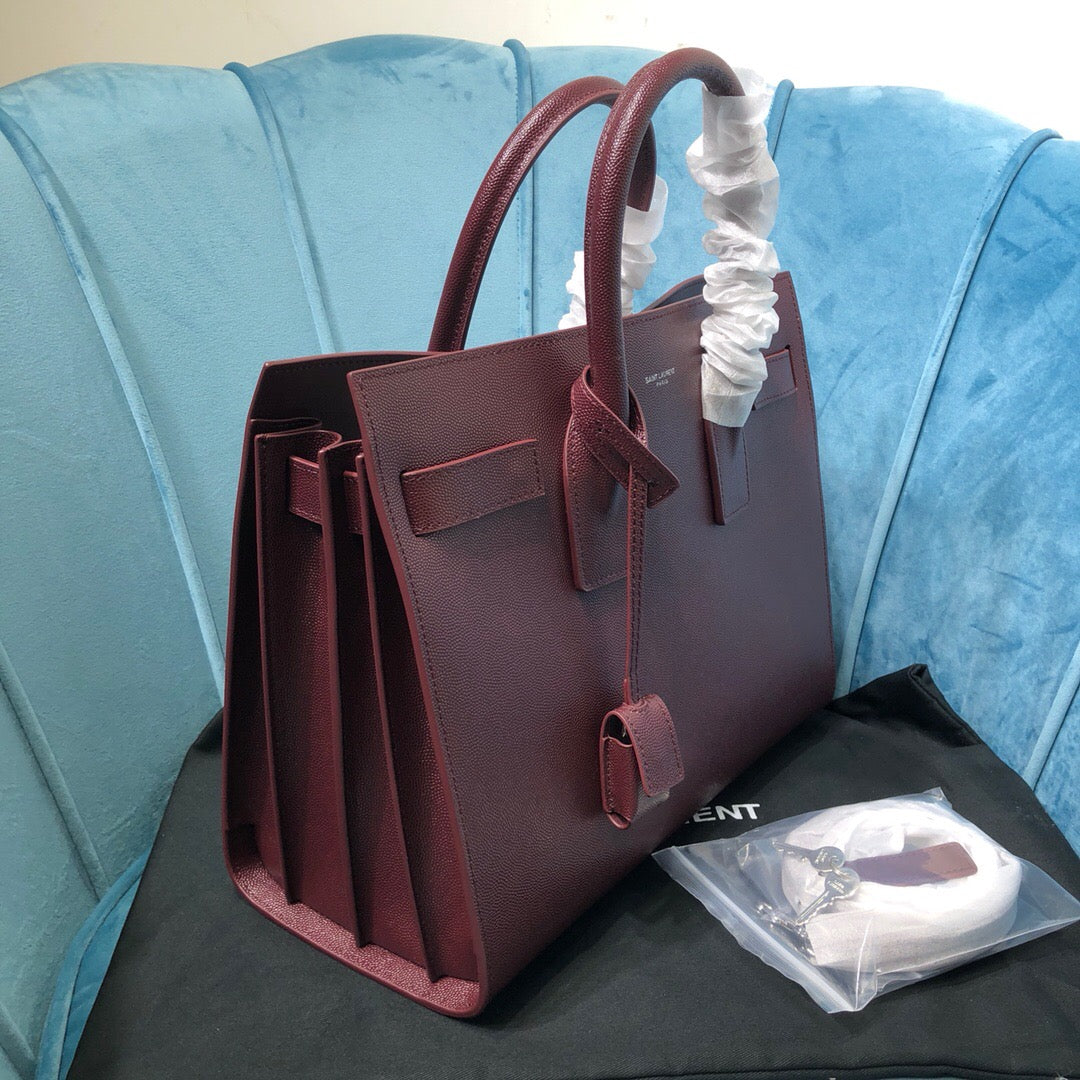 GLAMI Sac De Jour Small Burgundy For Women 12.5in/32cm YSL