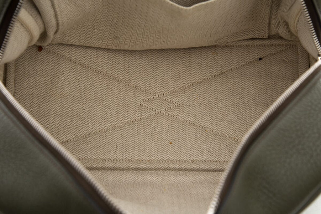 HermÃƒÆ’Ã‚Â¨s Green Victoria II Travel Handbag