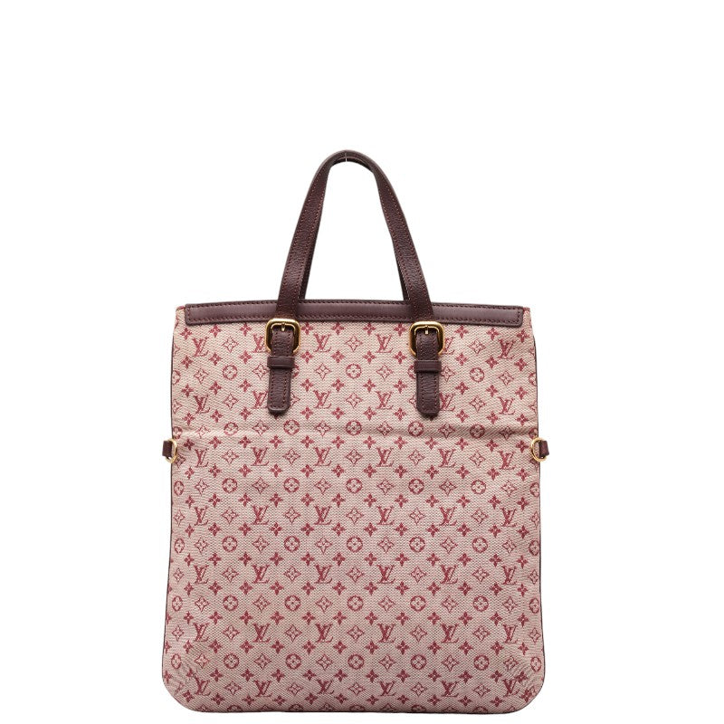Louis Vuitton Monogram Mini French Tote Bag 2WAY M92210 Cherry Pink Linen Leather  Louis Vuitton