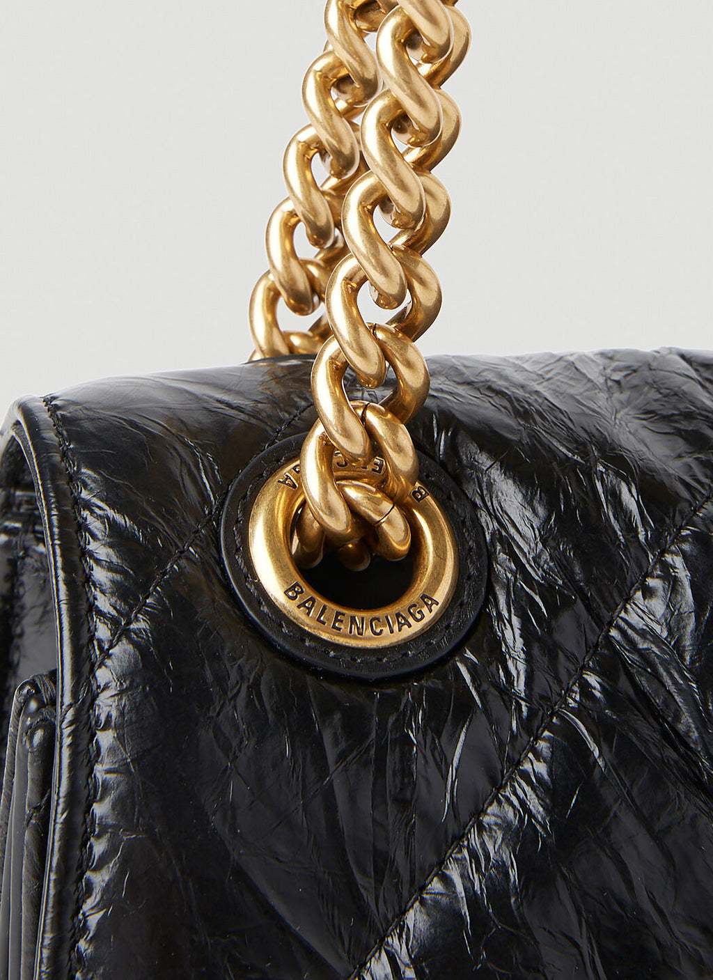 Balenciaga Women Crush Chain Small Shoulder Bag