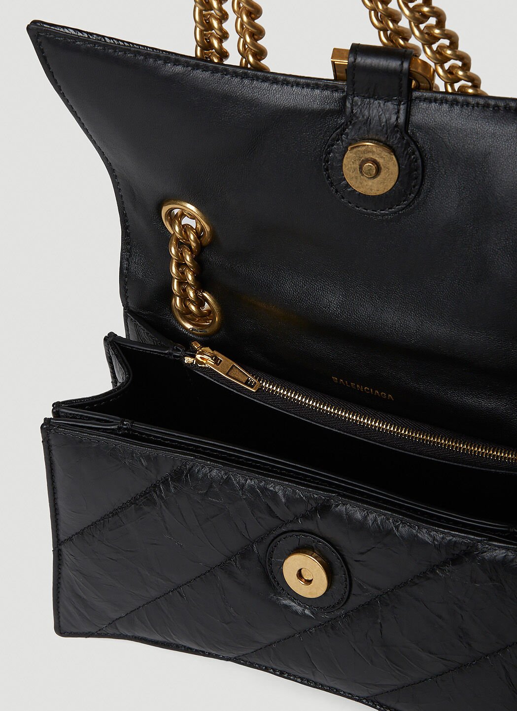 Balenciaga Women Crush Chain Small Shoulder Bag
