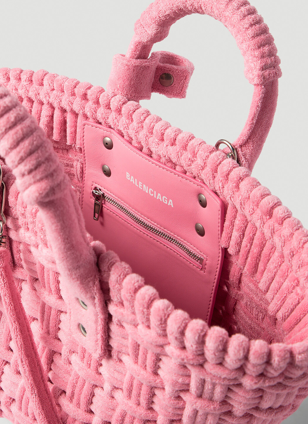Balenciaga Women Bistro Xs Sponge Basket Tote Bag