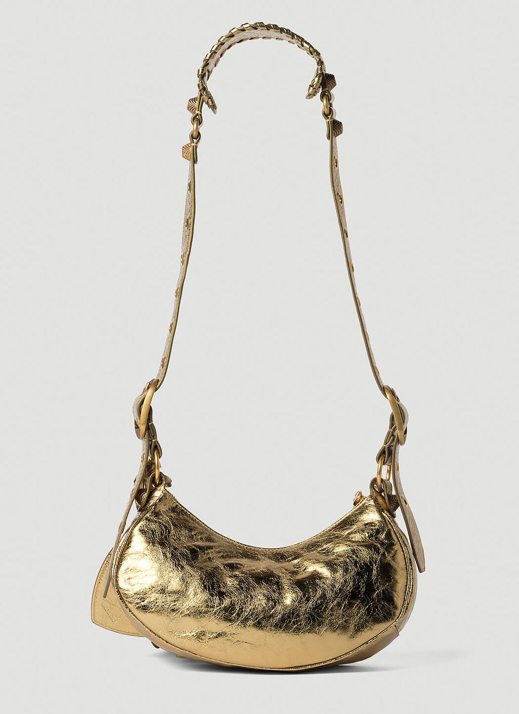 Balenciaga Women Le Cagole Xs Metallic Shoulder Bag