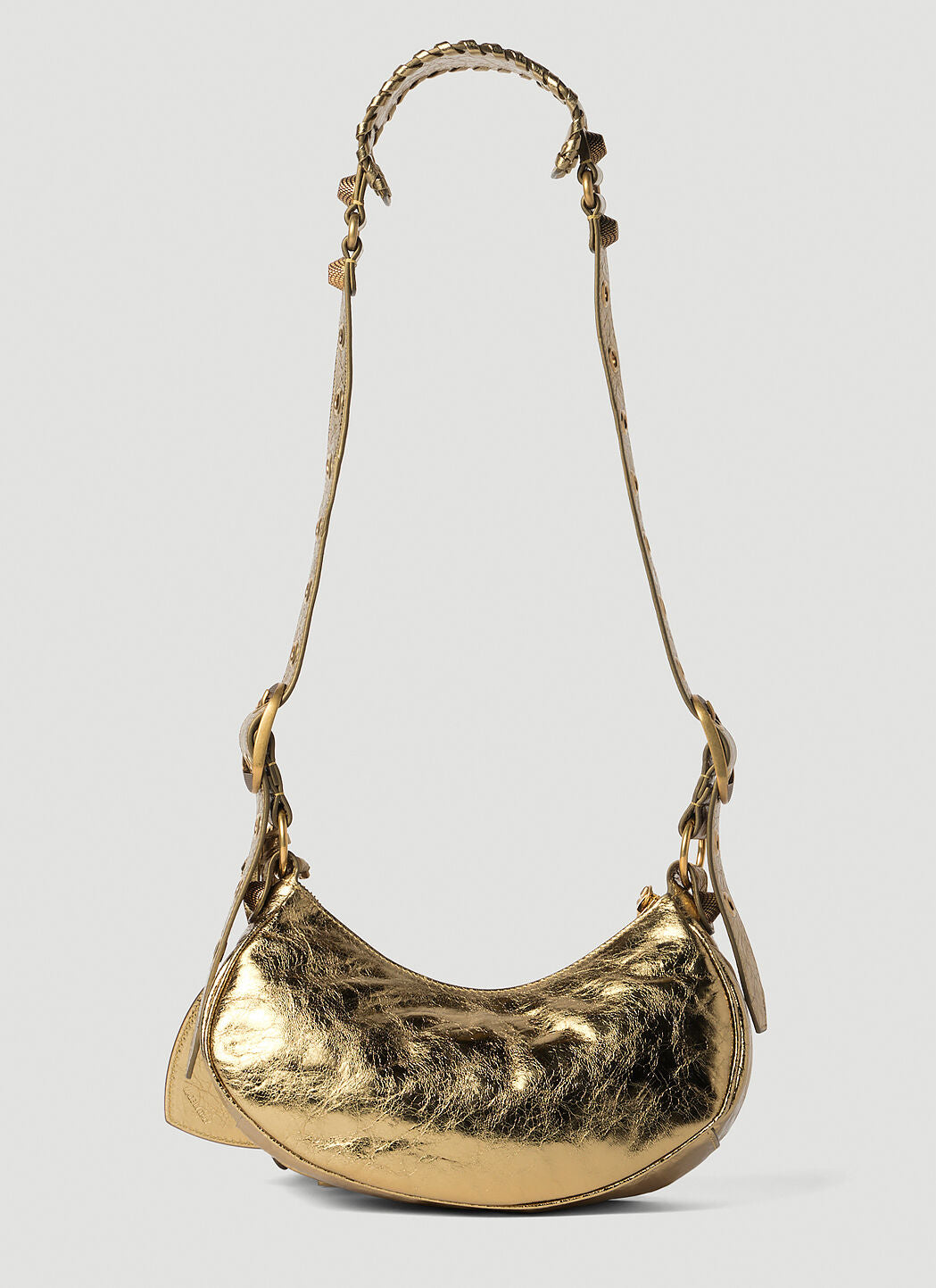 Balenciaga Women Le Cagole Xs Metallic Shoulder Bag