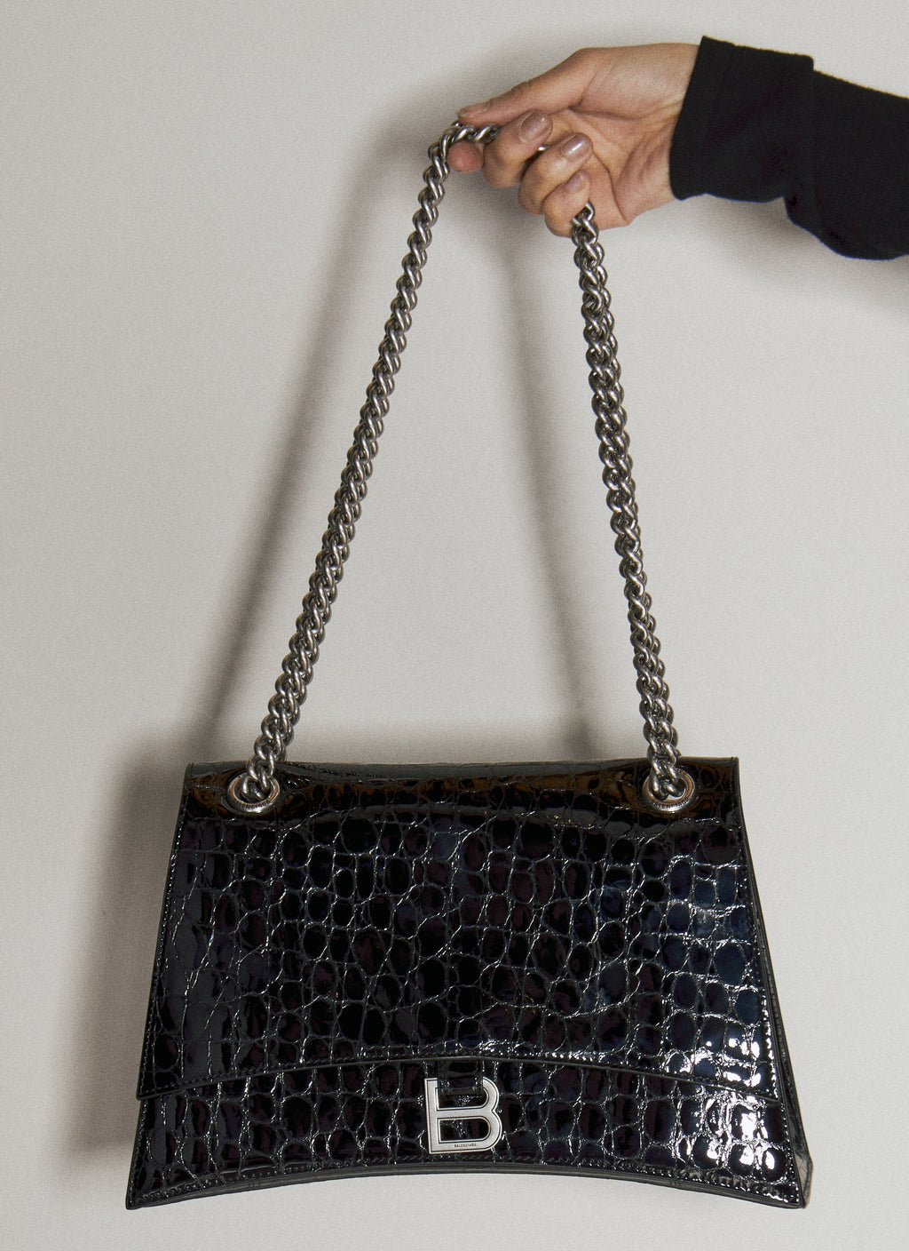 Balenciaga Women Medium Crush Chain Shoulder Bag