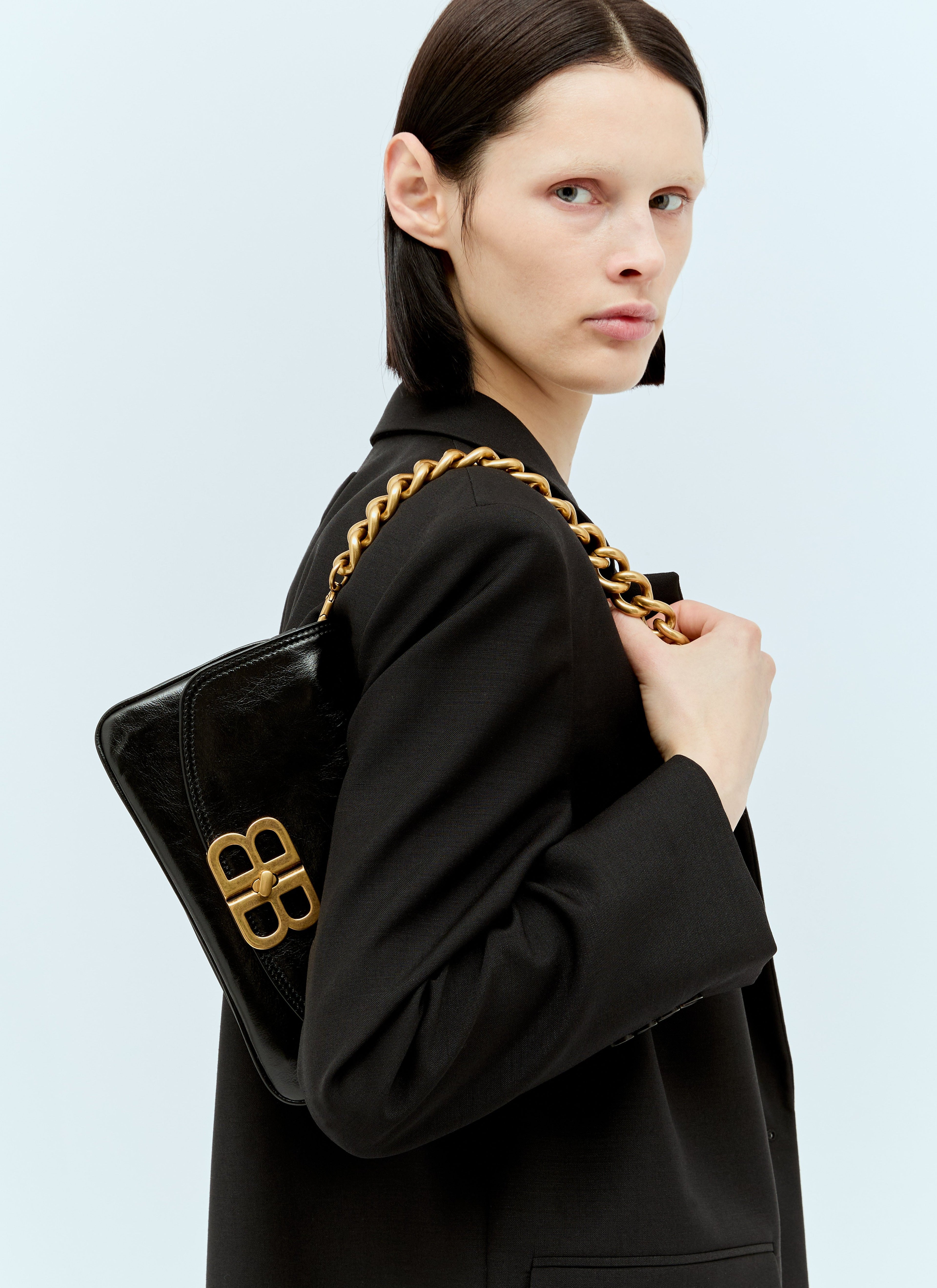 Balenciaga Women Bb Soft Small Flap Shoulder Bag