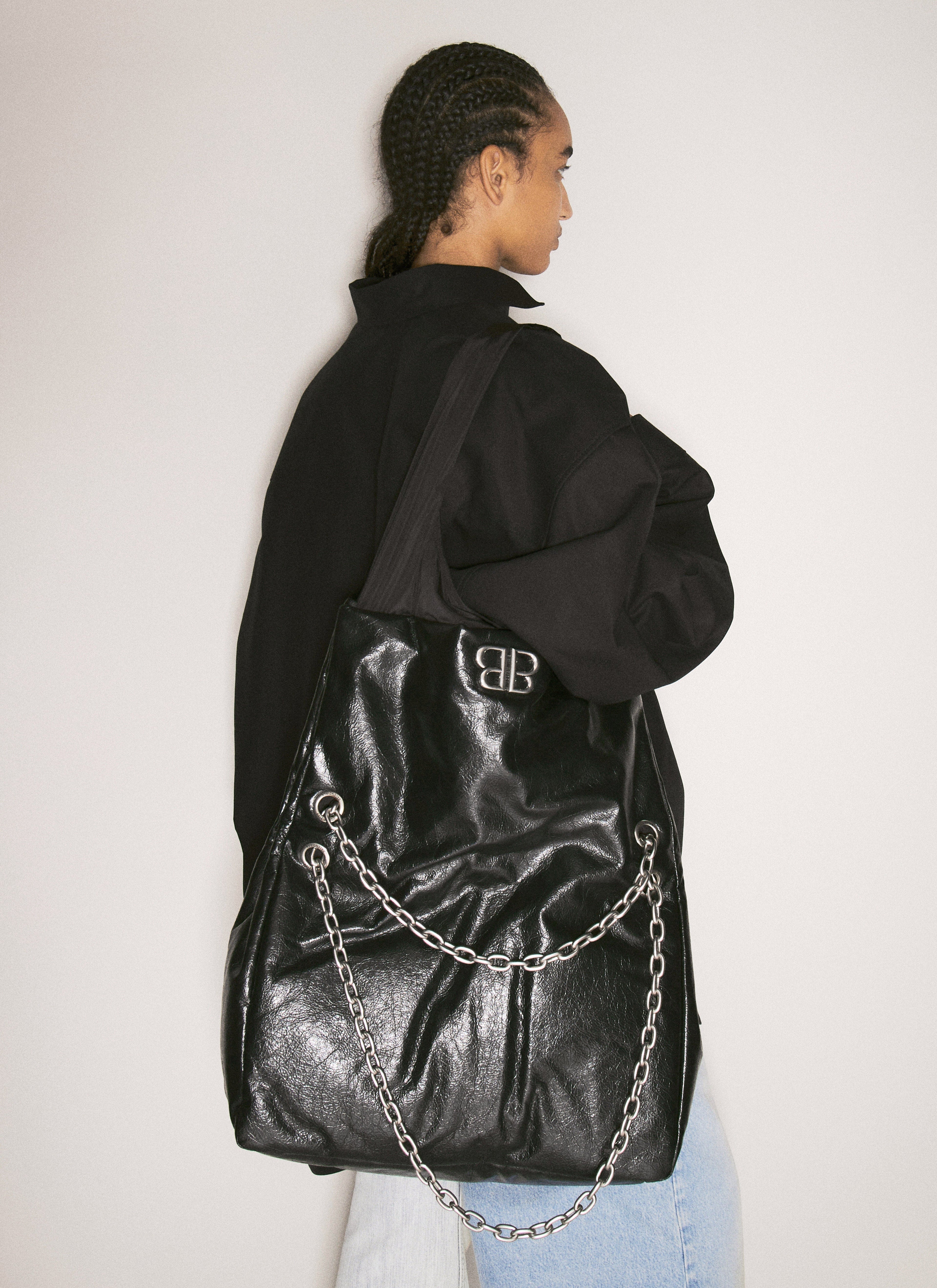 Balenciaga Women Monaco Large Chain Plus Shoulder Bag