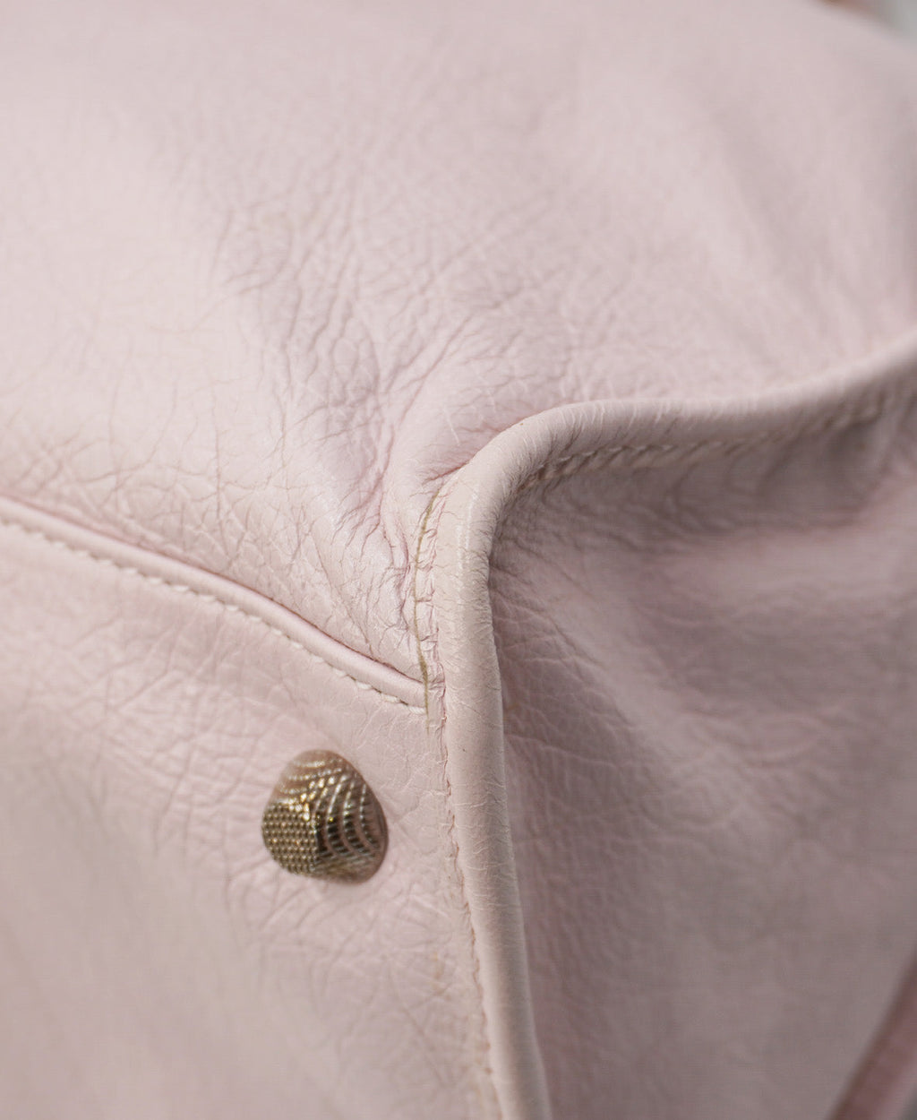Agneau Giant 12 Silver Hardware City Pink