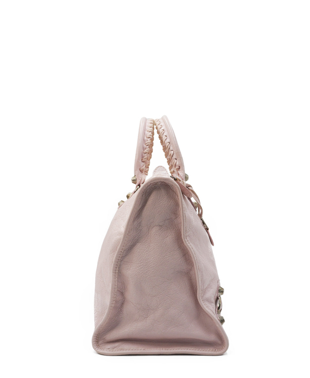 Agneau Giant 12 Silver Hardware City Pink