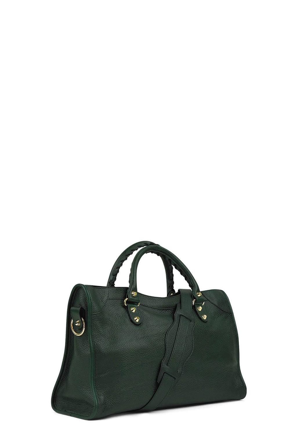 Classic City M Green with Gold Hardware