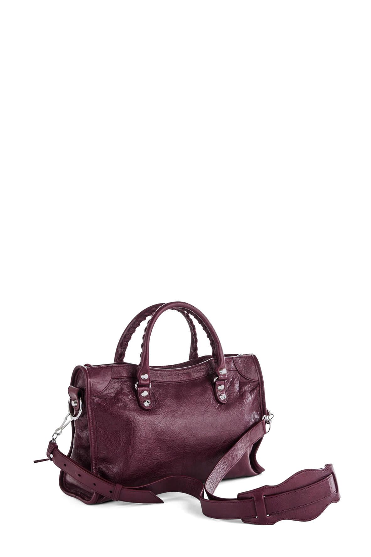 Classic City M Wine with Silver Hardware