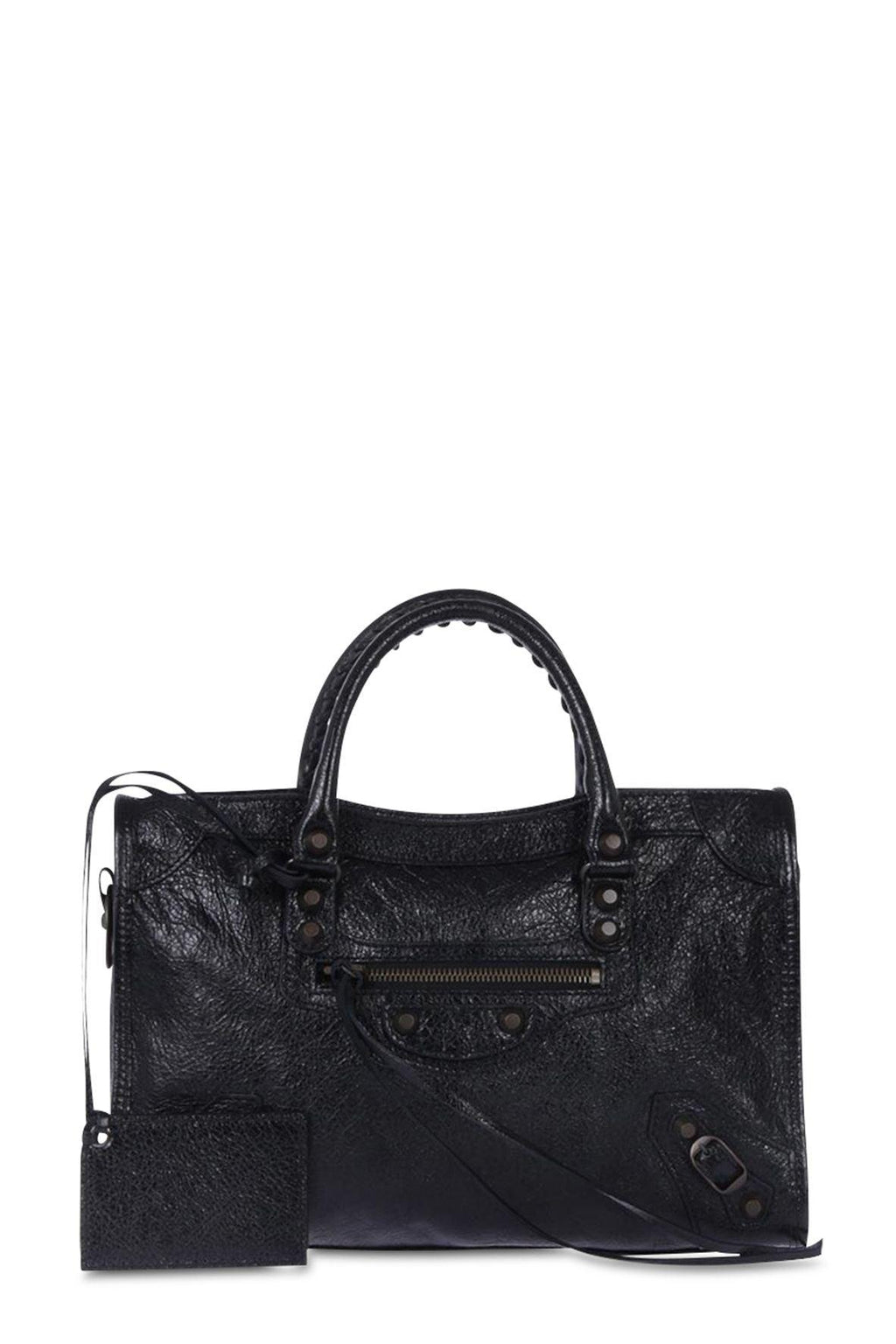 Classic City S Black with Bronze Hardware