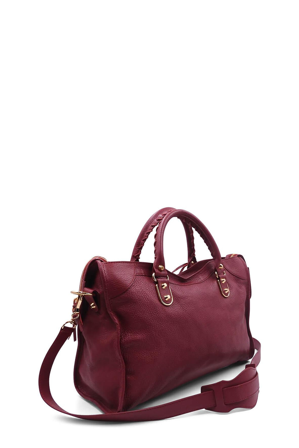 Classic Metallic Edge City Maroon