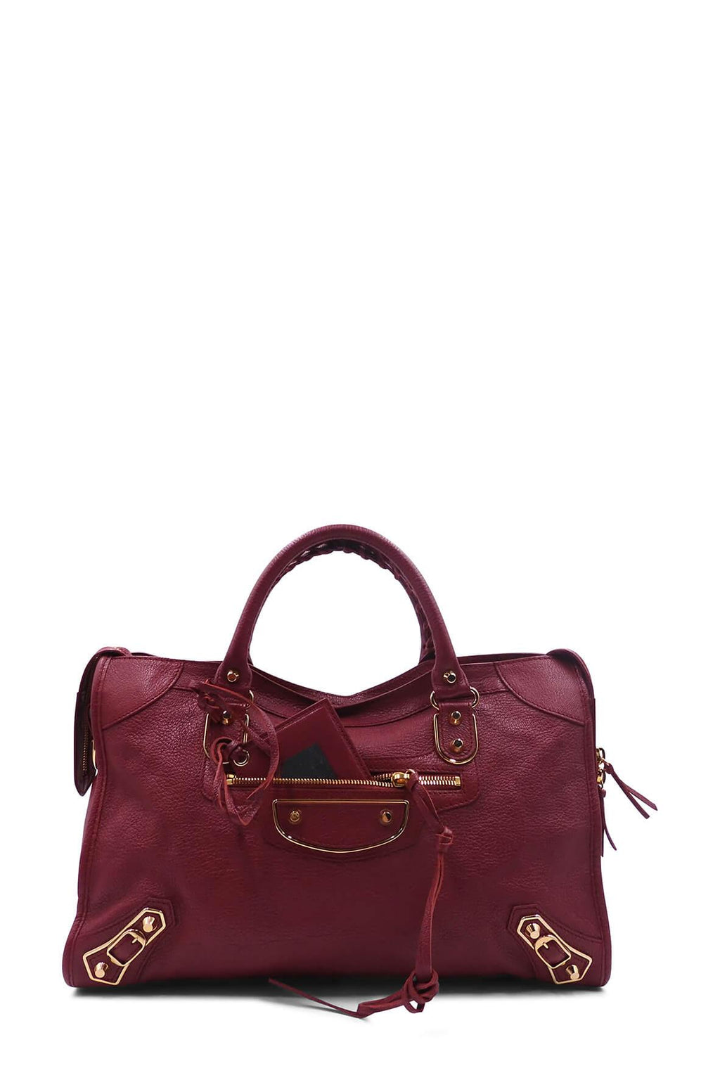 Classic Metallic Edge City Maroon
