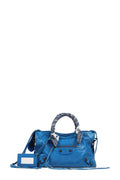 Classic Small City Bag Azure with Handle Wraps