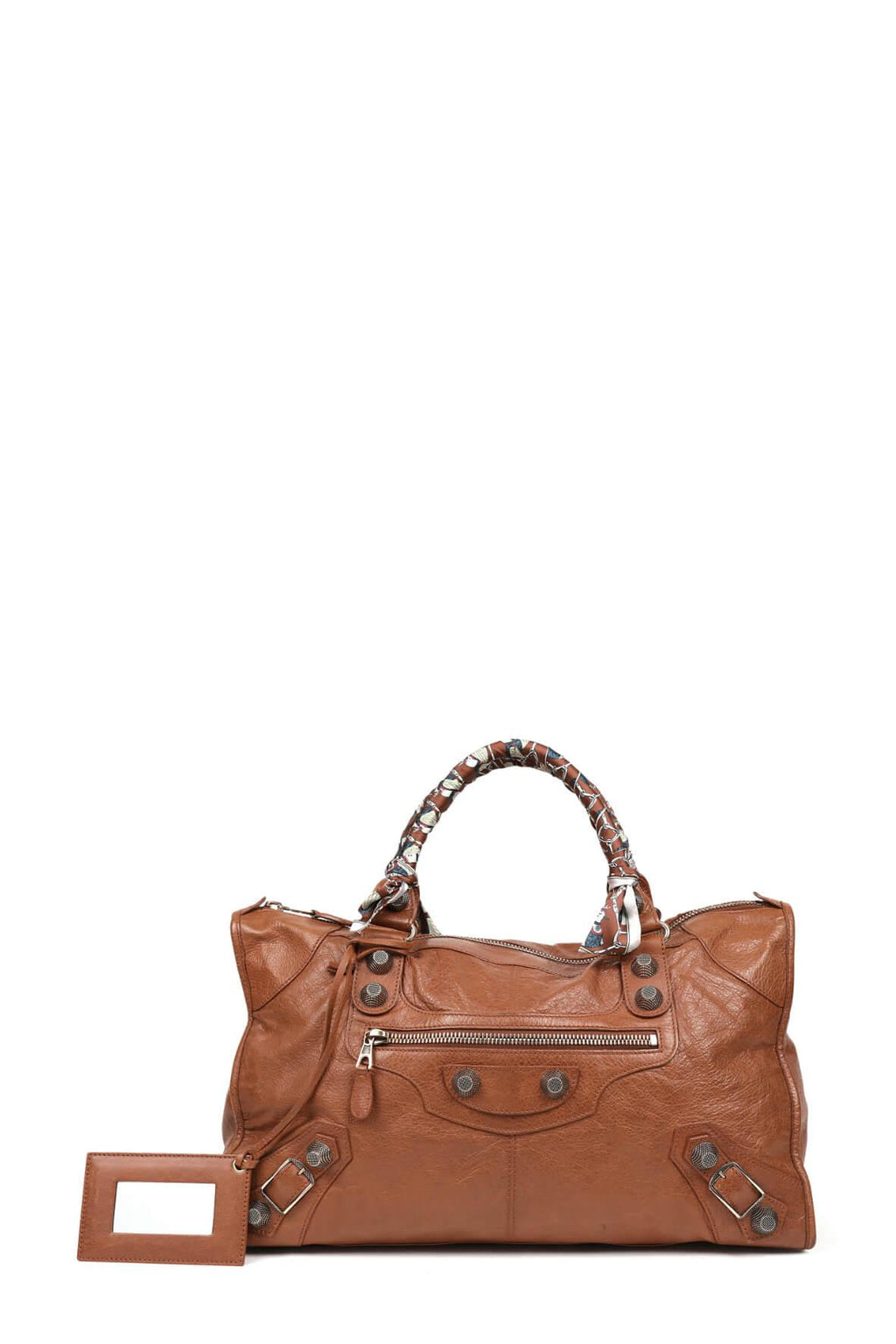 Giant 21 Gold Work Bag Cognac with Handle Wraps