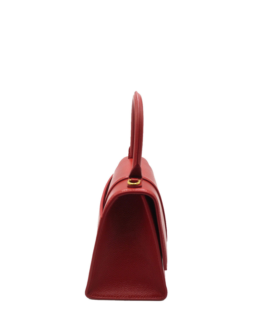 Hourglass Small Top Handle Bag Red