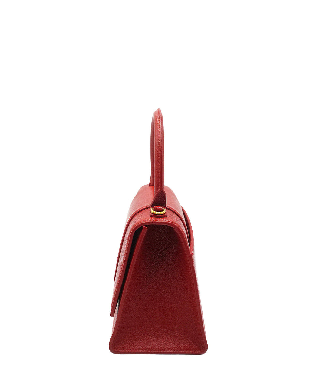 Hourglass Small Top Handle Bag Red