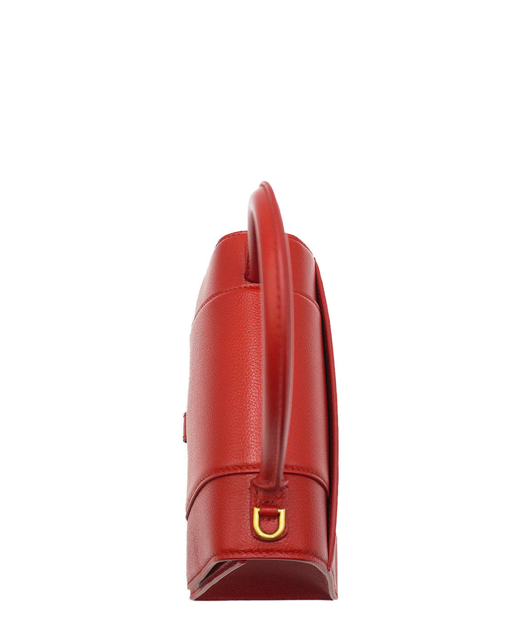 Hourglass Small Top Handle Bag Red