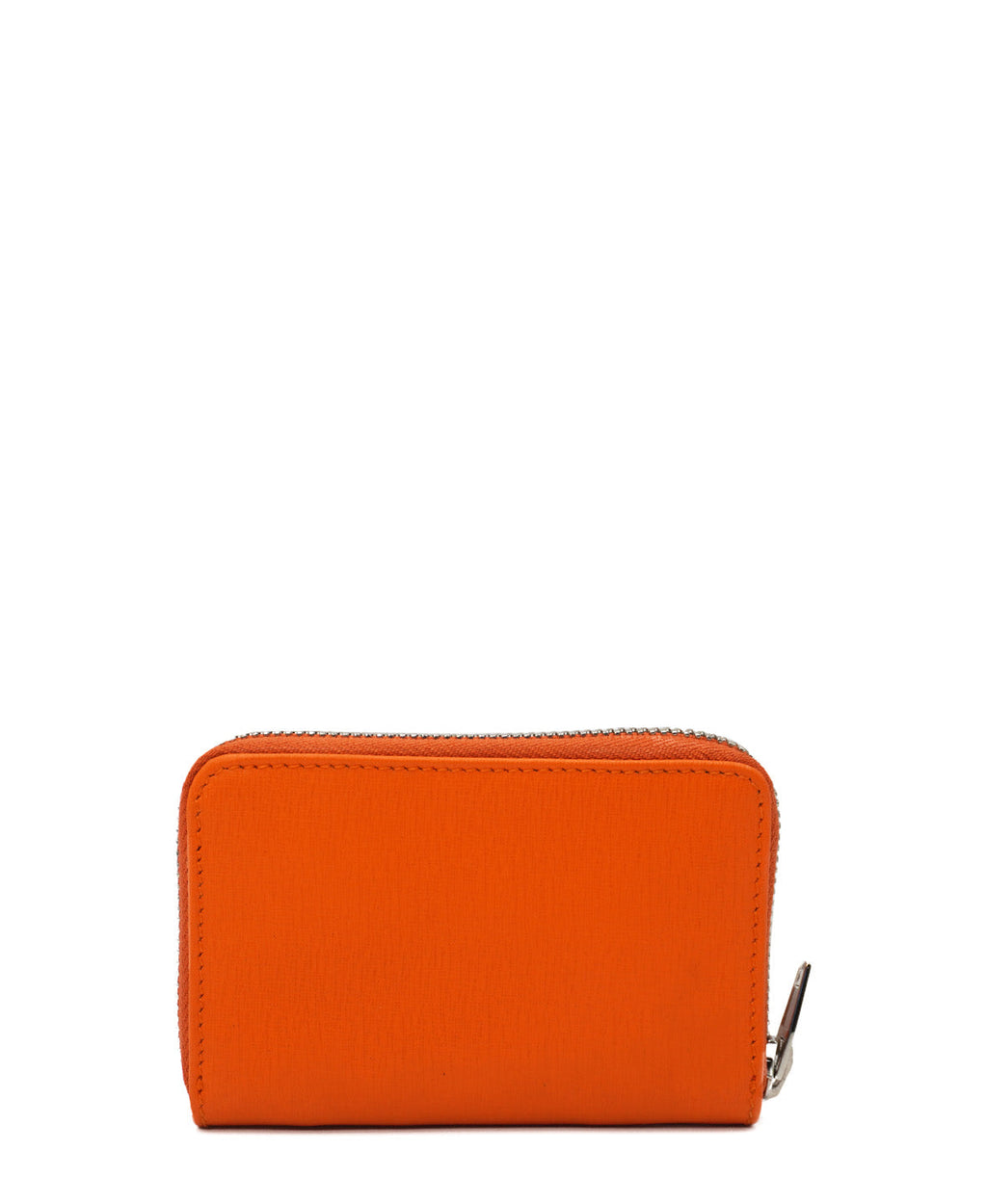 Leather Continental Wallet Orange
