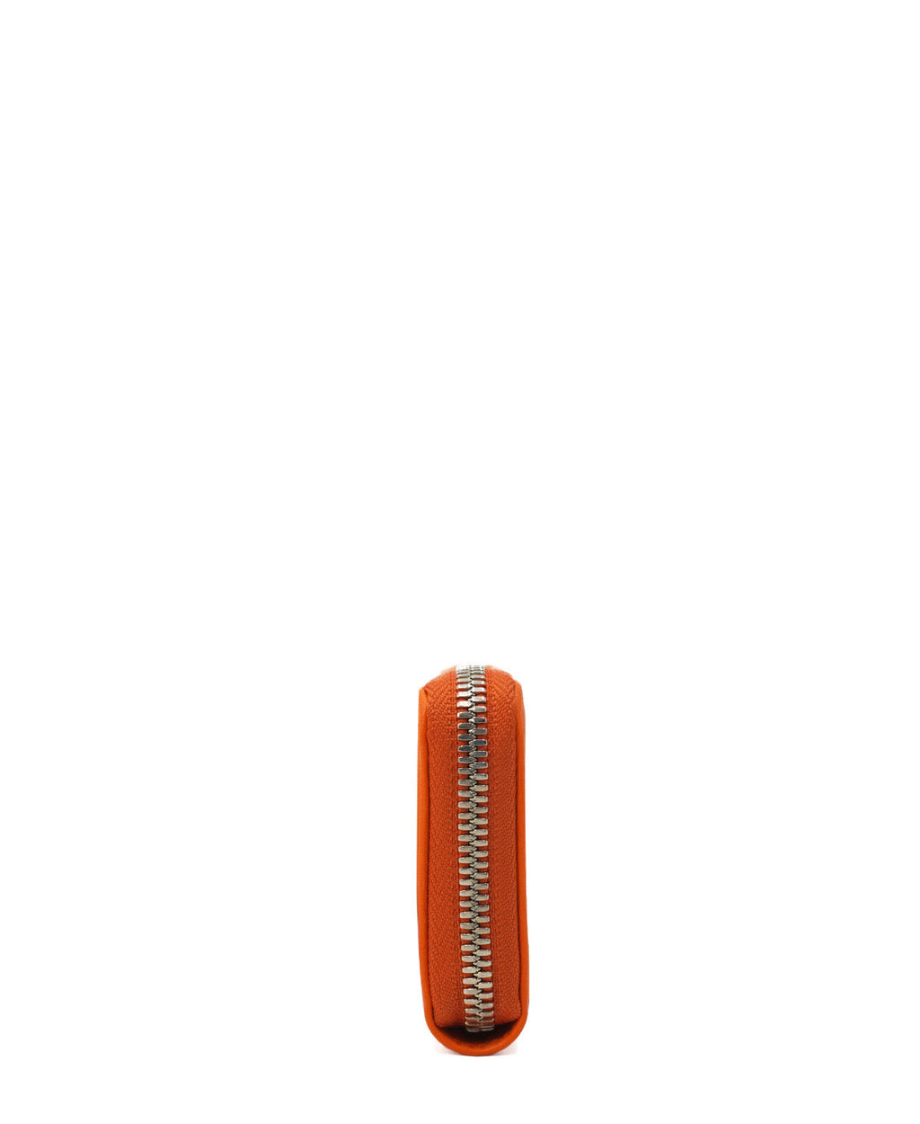 Leather Continental Wallet Orange