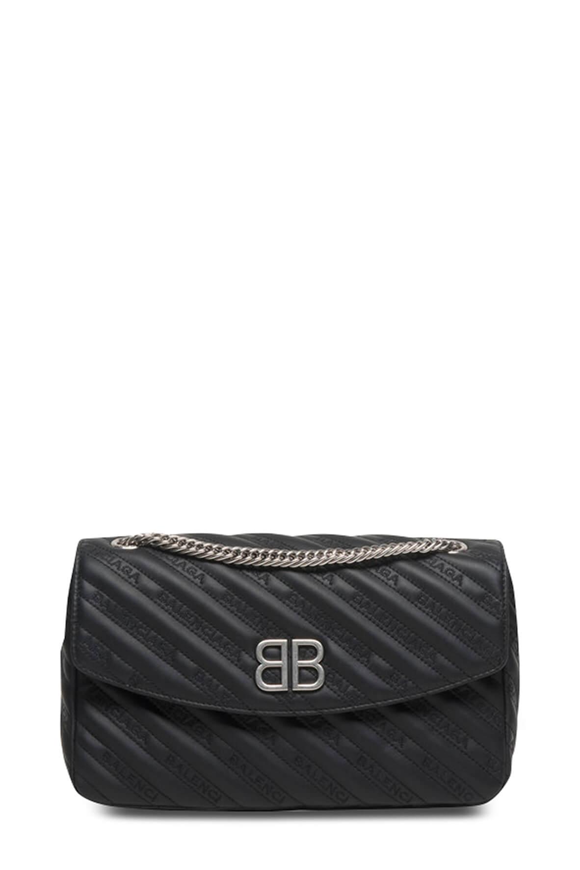 Medium BB Chain Shoulder Bag Black