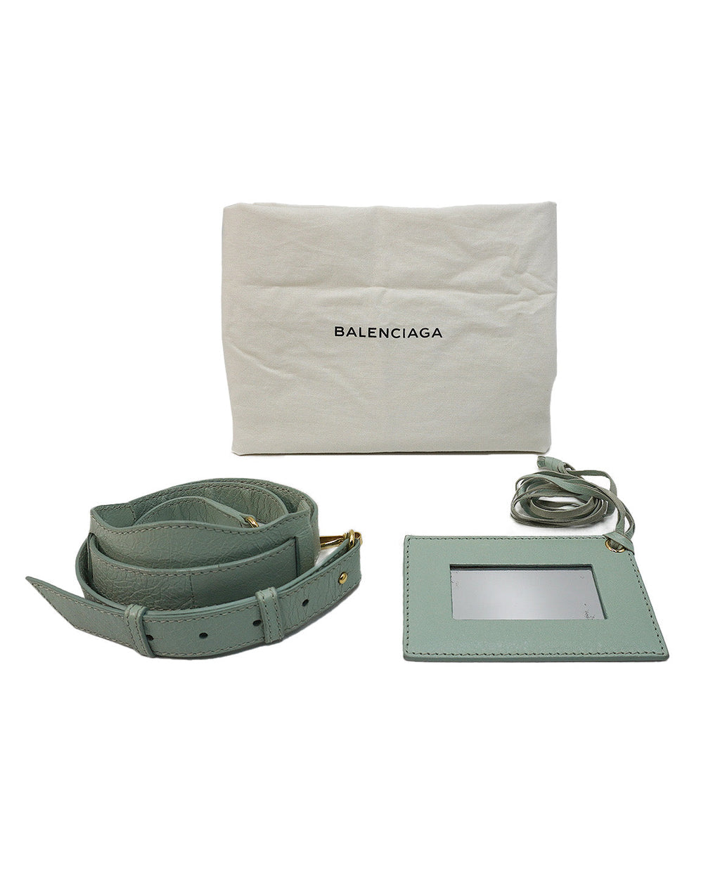 Pompon City Bucket Bag Mint
