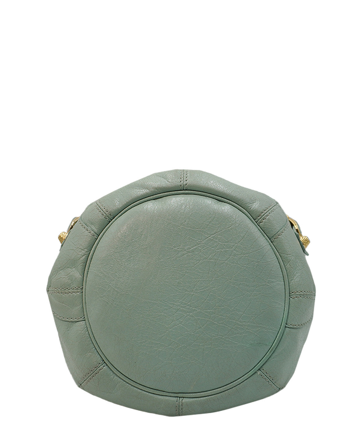 Pompon City Bucket Bag Mint
