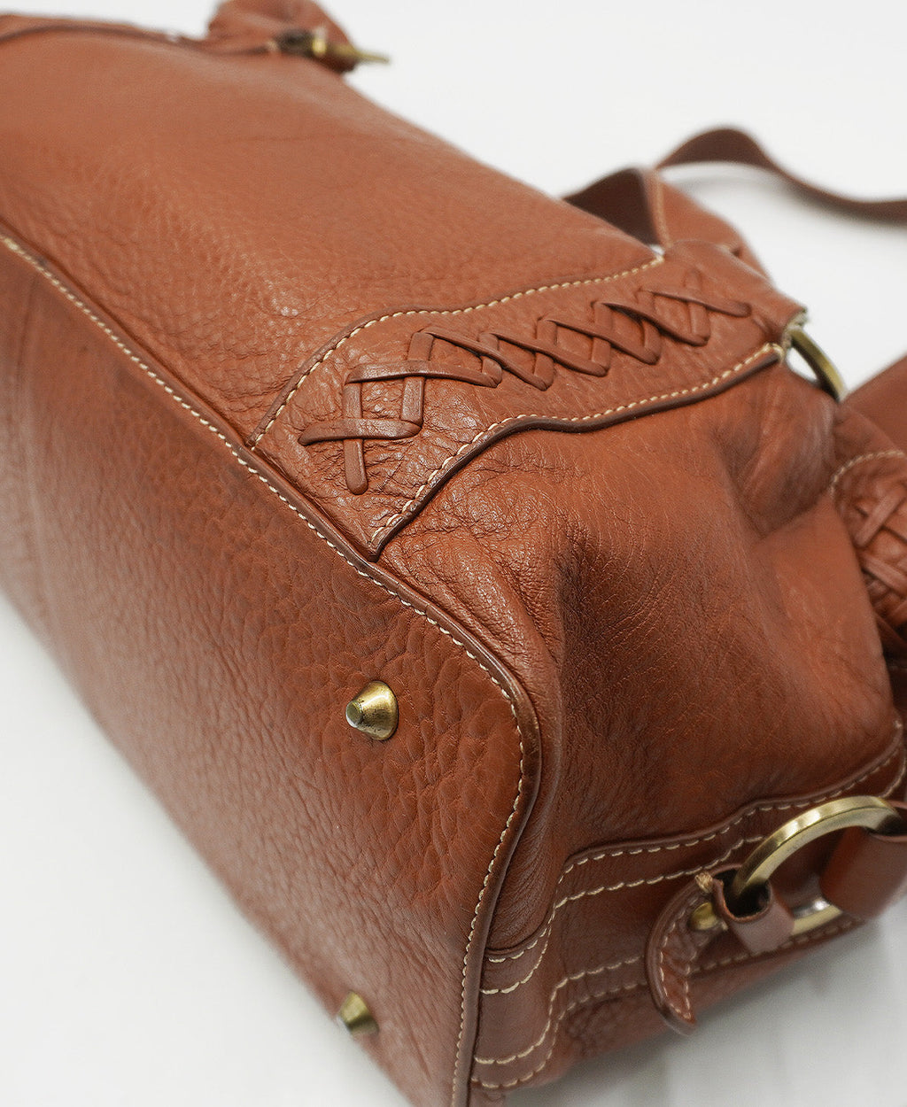 Vintage Satchel BB Shoulder Bag Brown