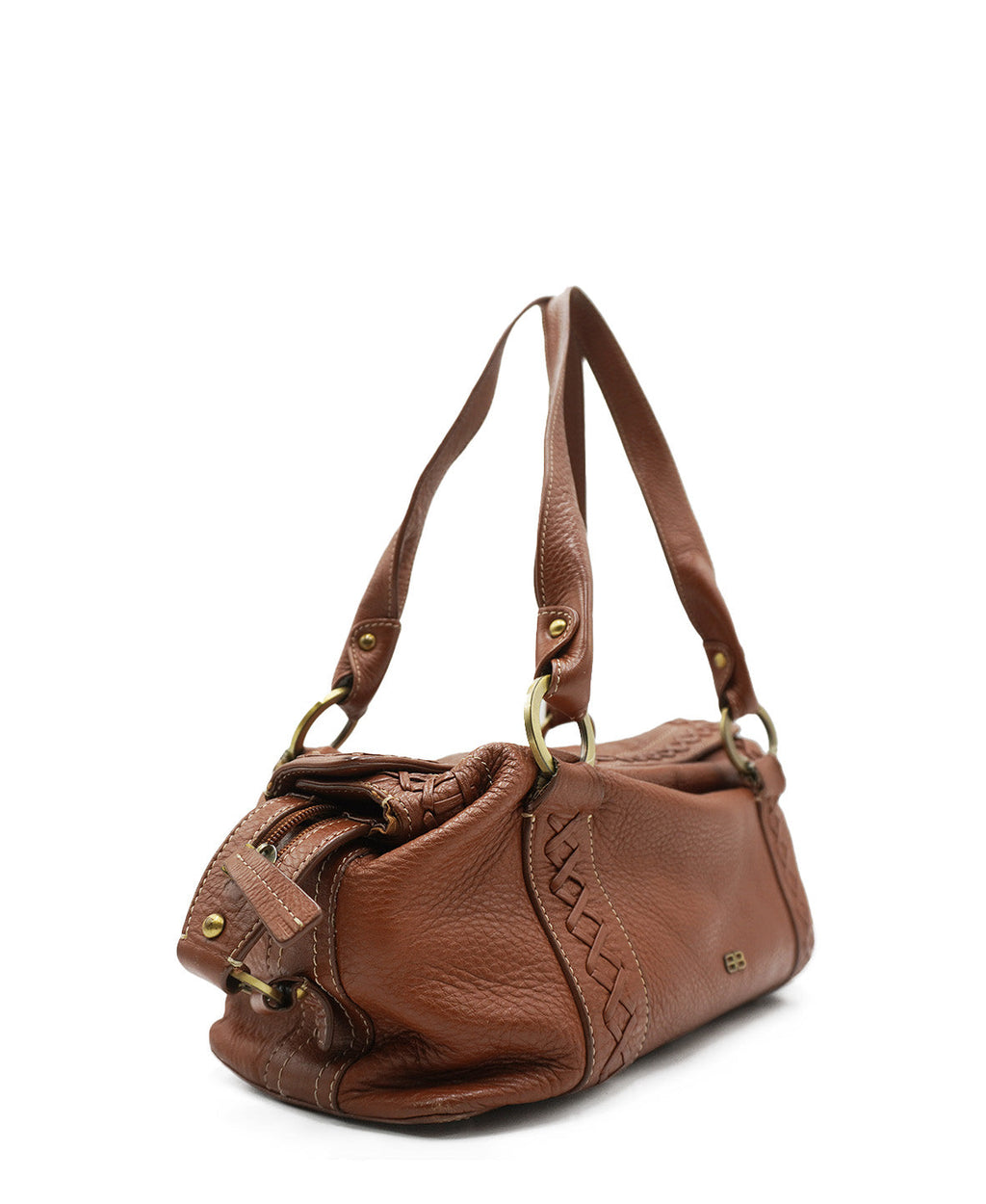 Vintage Satchel BB Shoulder Bag Brown