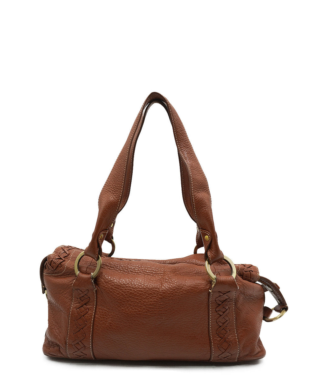 Vintage Satchel BB Shoulder Bag Brown