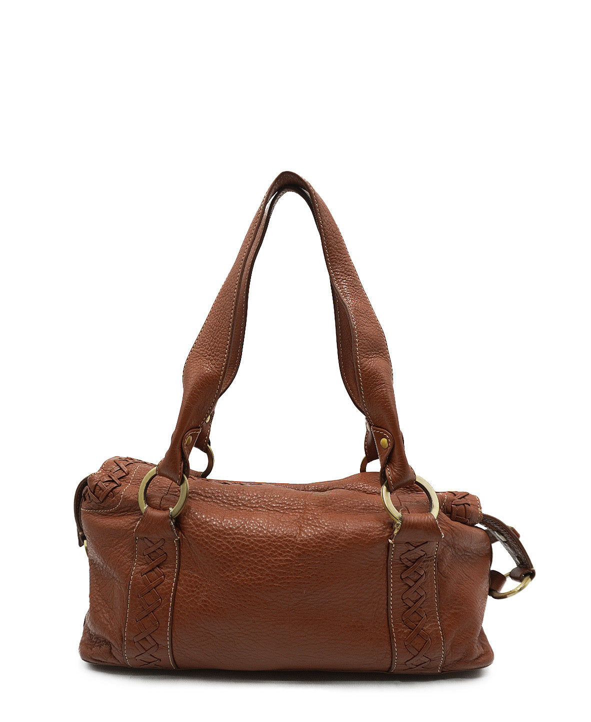 Vintage Satchel BB Shoulder Bag Brown