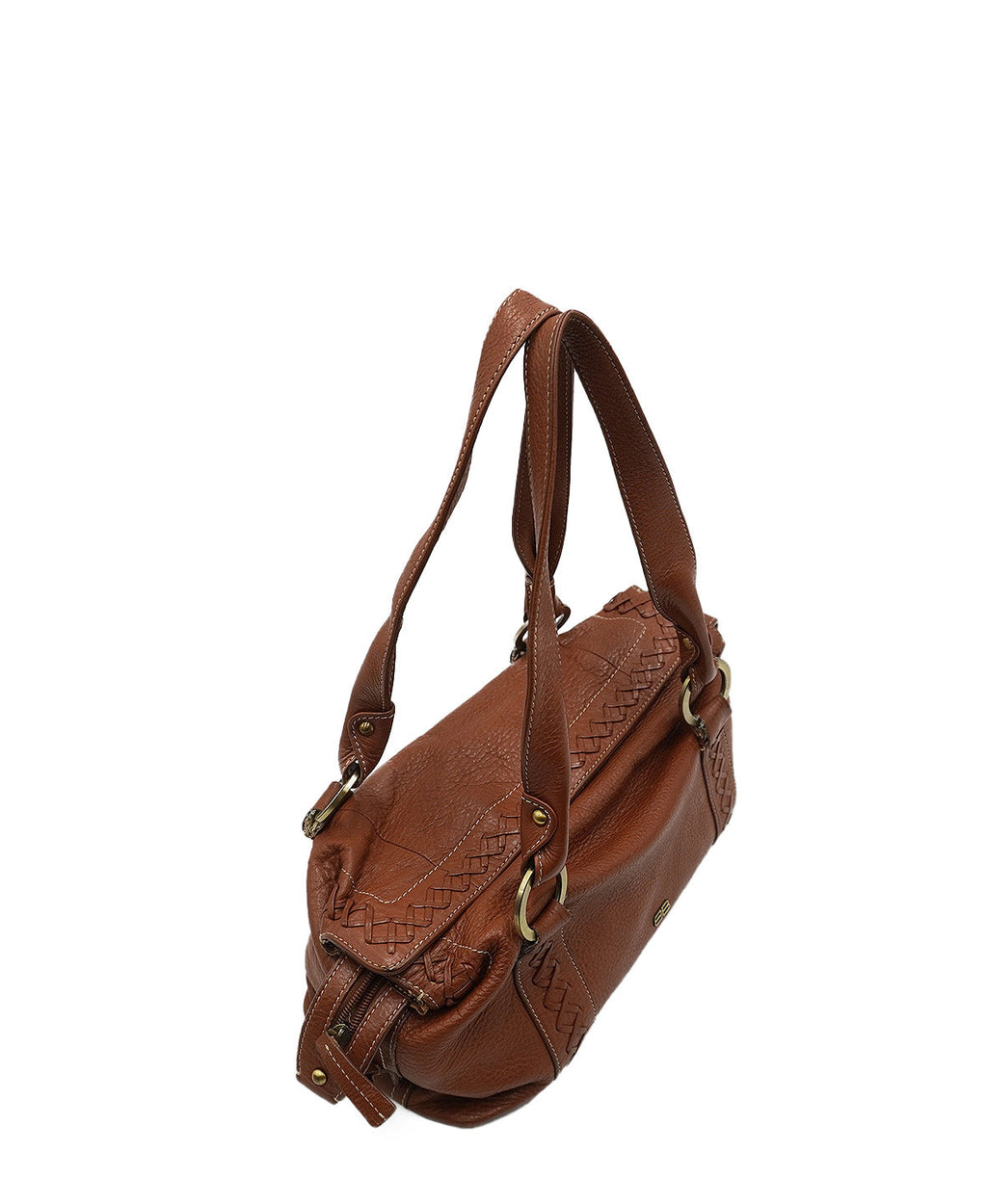 Vintage Satchel BB Shoulder Bag Brown