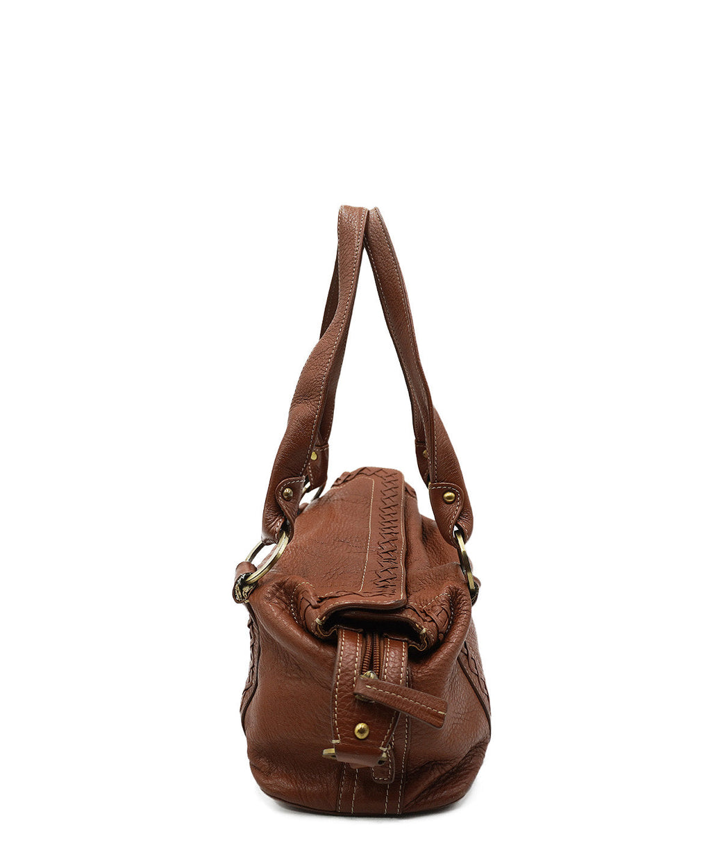 Vintage Satchel BB Shoulder Bag Brown
