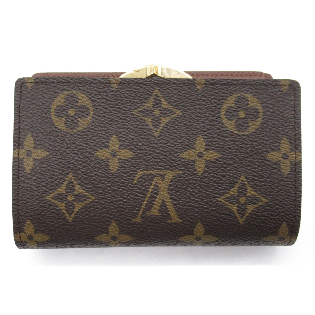 Louis Vuitton Louis Vuitton Portefolio Vienna Double Fold Wallet Wallet PVC Coated Canvas Monogram   Brown M61674