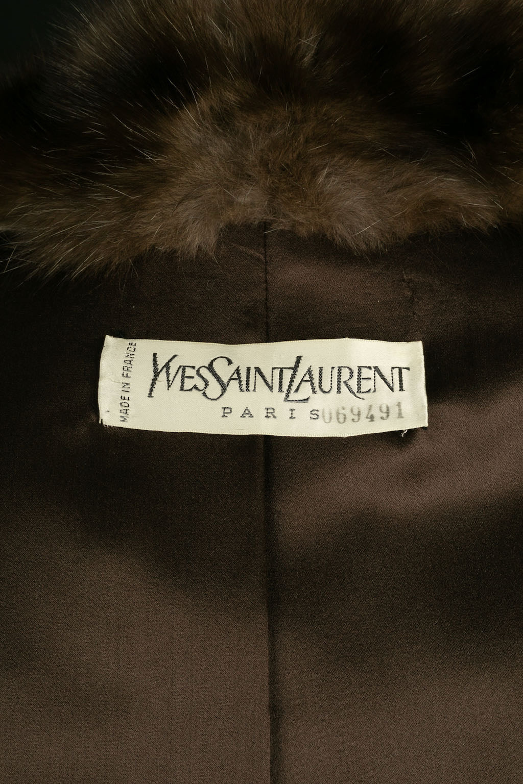 Manteau Yves Saint Laurent Haute Couture