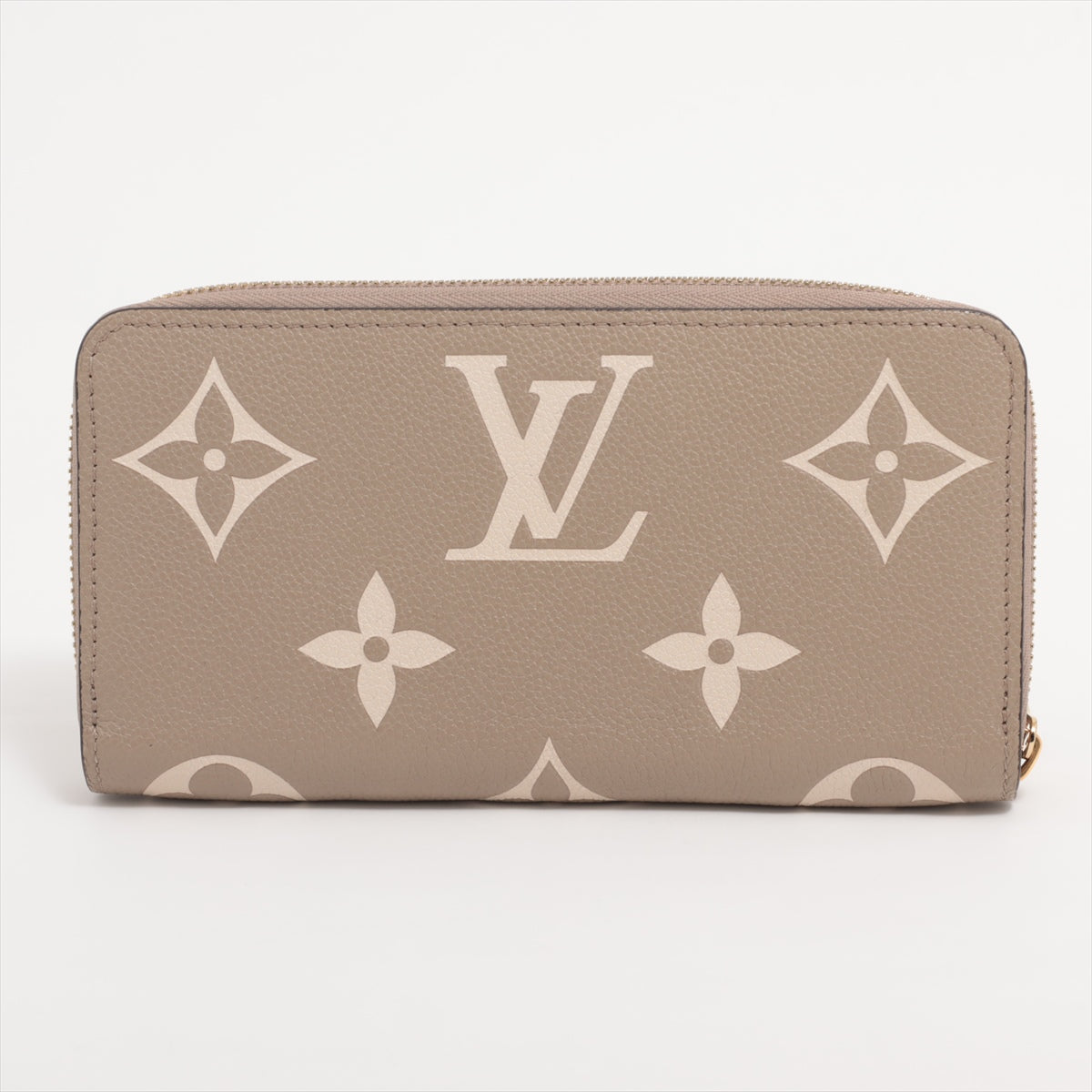 Louis Vuitton bicolor monogram implant zipper wallet M69794