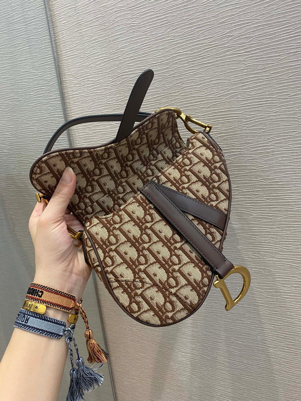 GLAMI Brown Mini Saddle Bag For Women 21cm/7in CD